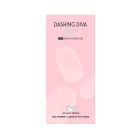 Comparison of Dashing Diva strip sizes and color swatches for fit