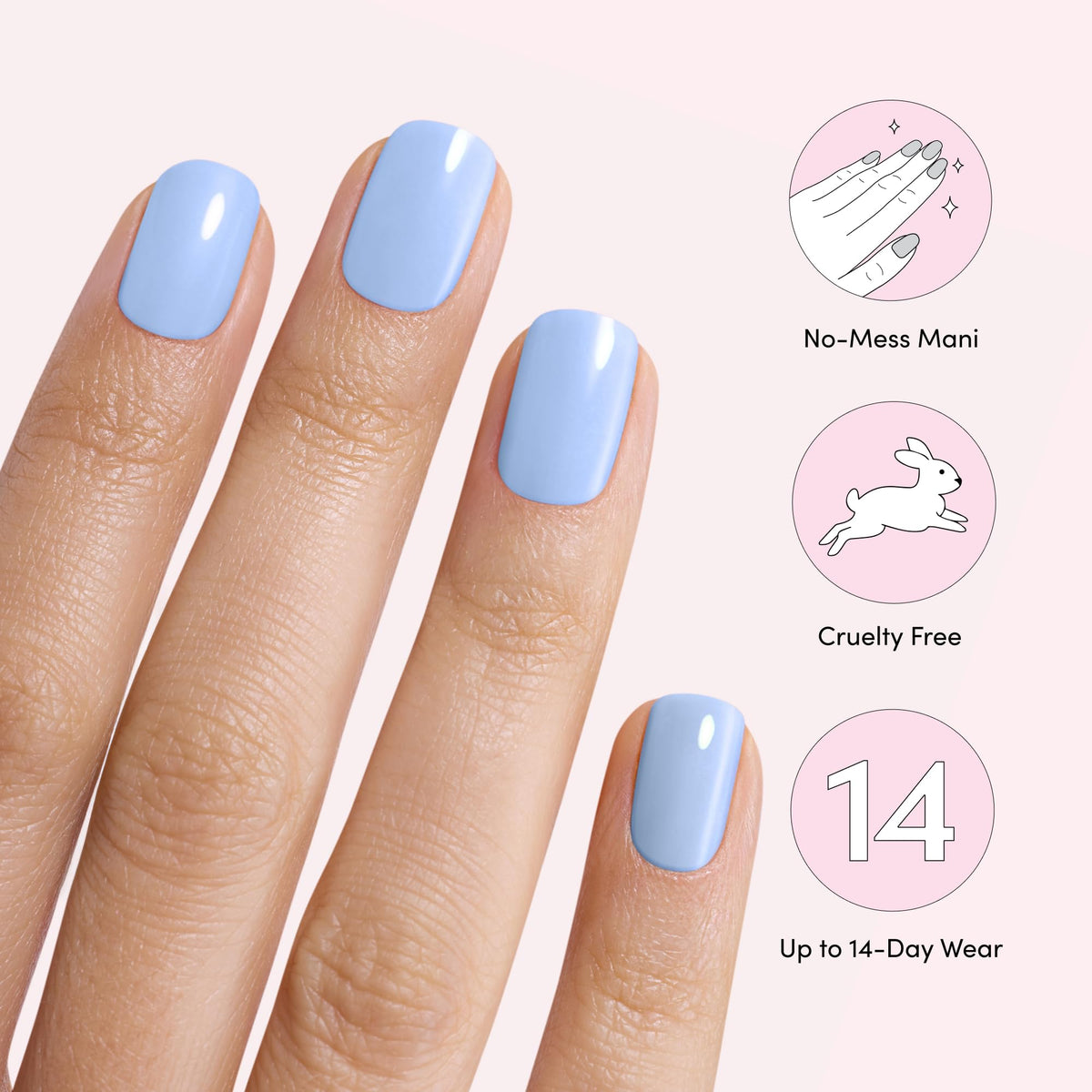 Dashing Diva application steps with strip press and file benefit