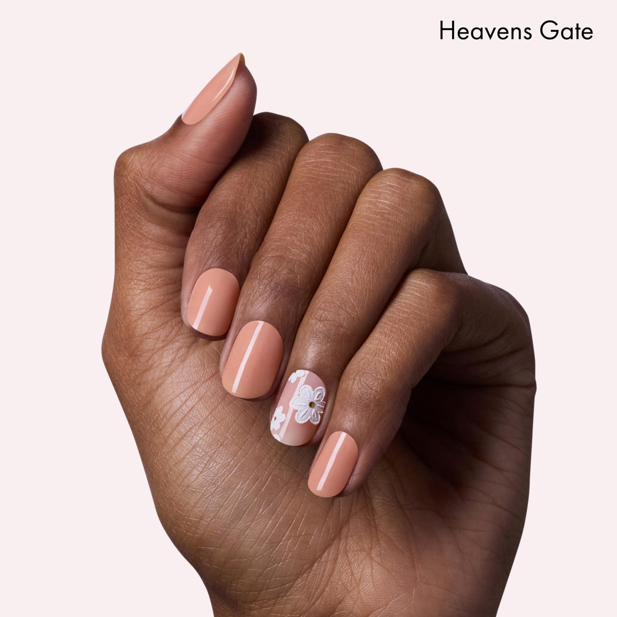 Dashing Diva Heavens Gate strip detail showing delicate flowers and contrast