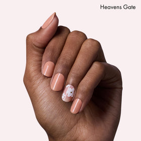 Dashing Diva Heavens Gate strip detail showing delicate flowers and contrast