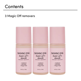 Dashing Diva gel being applied to press-on edge for easier removal