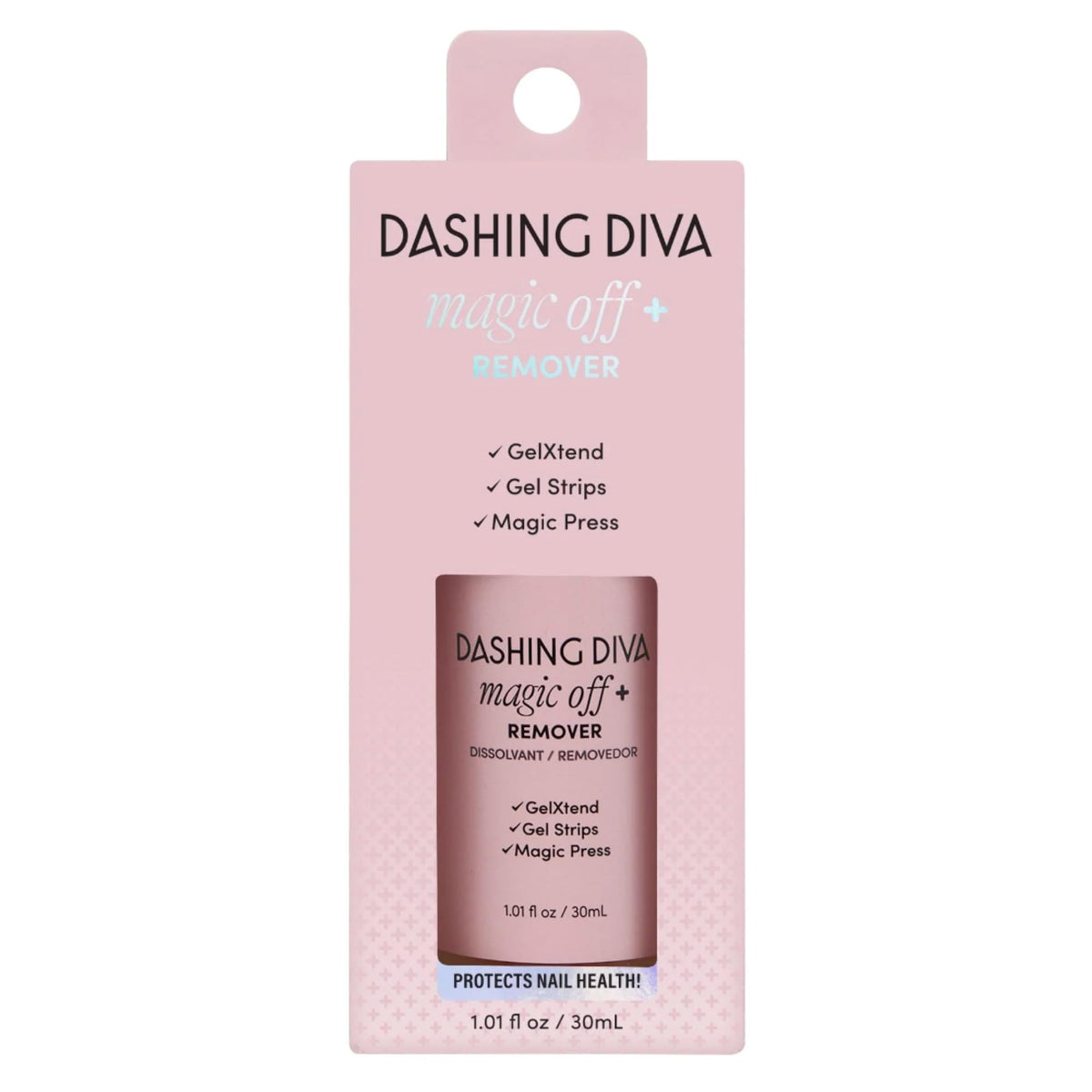 Dashing Diva included wooden manicure sticks with three 30mL bottles