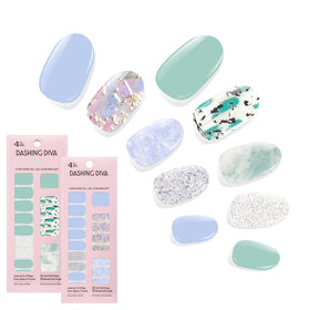 Dashing Diva front packaging showing Quartz Collection and included sets for convenience