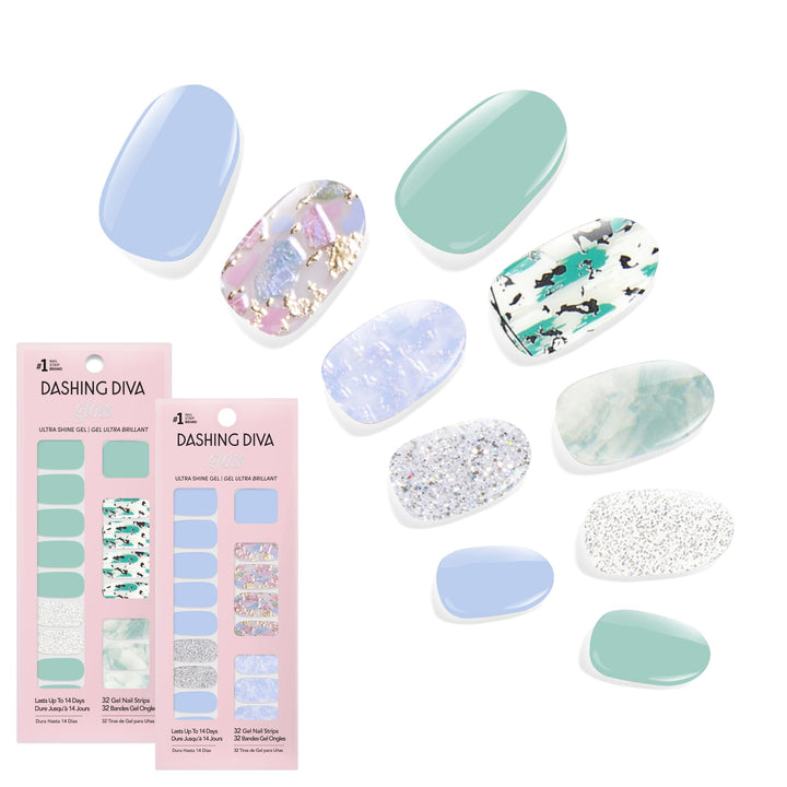 Dashing Diva front packaging showing Quartz Collection and included sets for convenience
