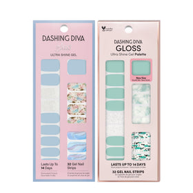 Dashing Diva Magic Off+ remover bottle with strips being removed, gentle option