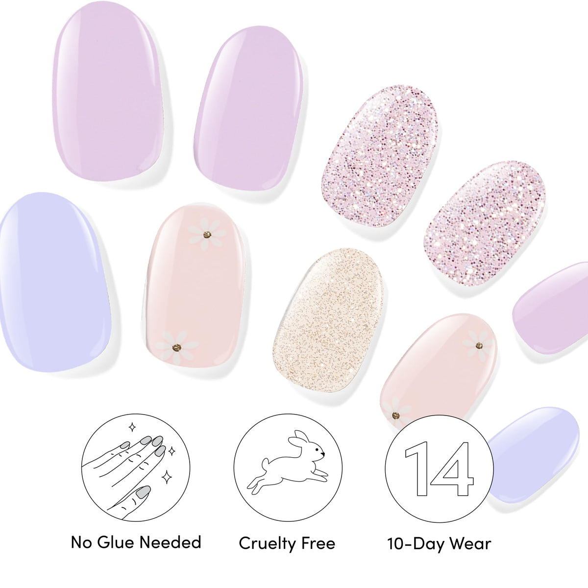 Dashing Diva gloss texture close-up emphasizing chip-resistant, mirror-like finish