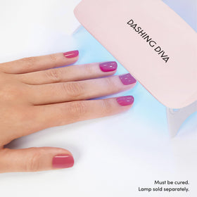 Demonstration of trimming and filing Dashing Diva strips for a precise fit and clean manicure edges
