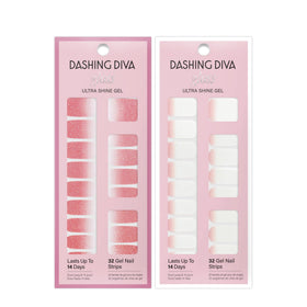 Dashing Diva worn manicure lifestyle shot showing durable glossy ombre finish