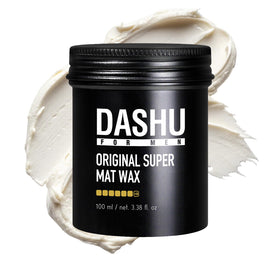 DASHU front packaging jar showing brand and matte styling wax benefits