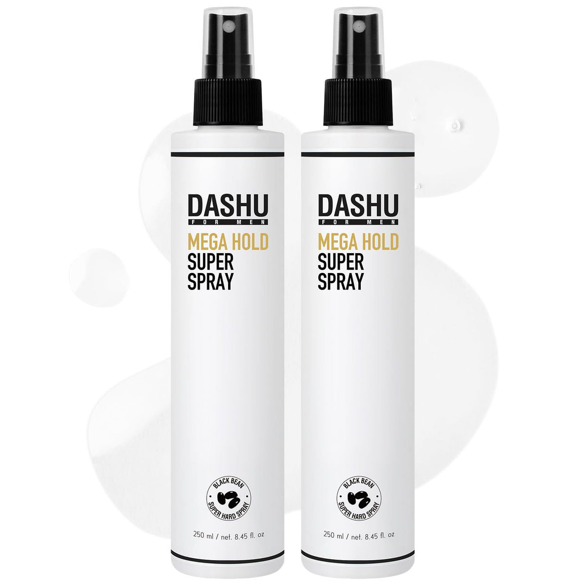 DASHU front packaging two-bottle set showing long-lasting hold benefit