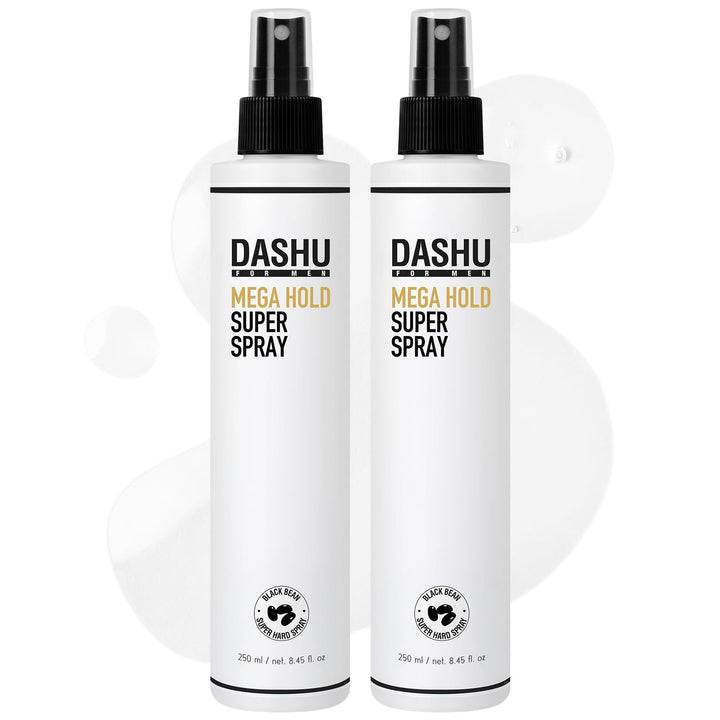 DASHU front packaging two-bottle set showing long-lasting hold benefit
