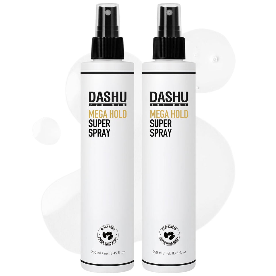 DASHU front packaging two-bottle set showing long-lasting hold benefit