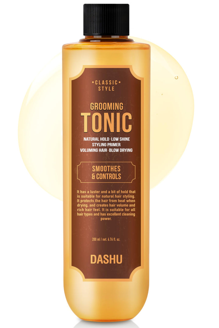 DASHU bottle front view showing packaging and premium finish for clear shelf appeal