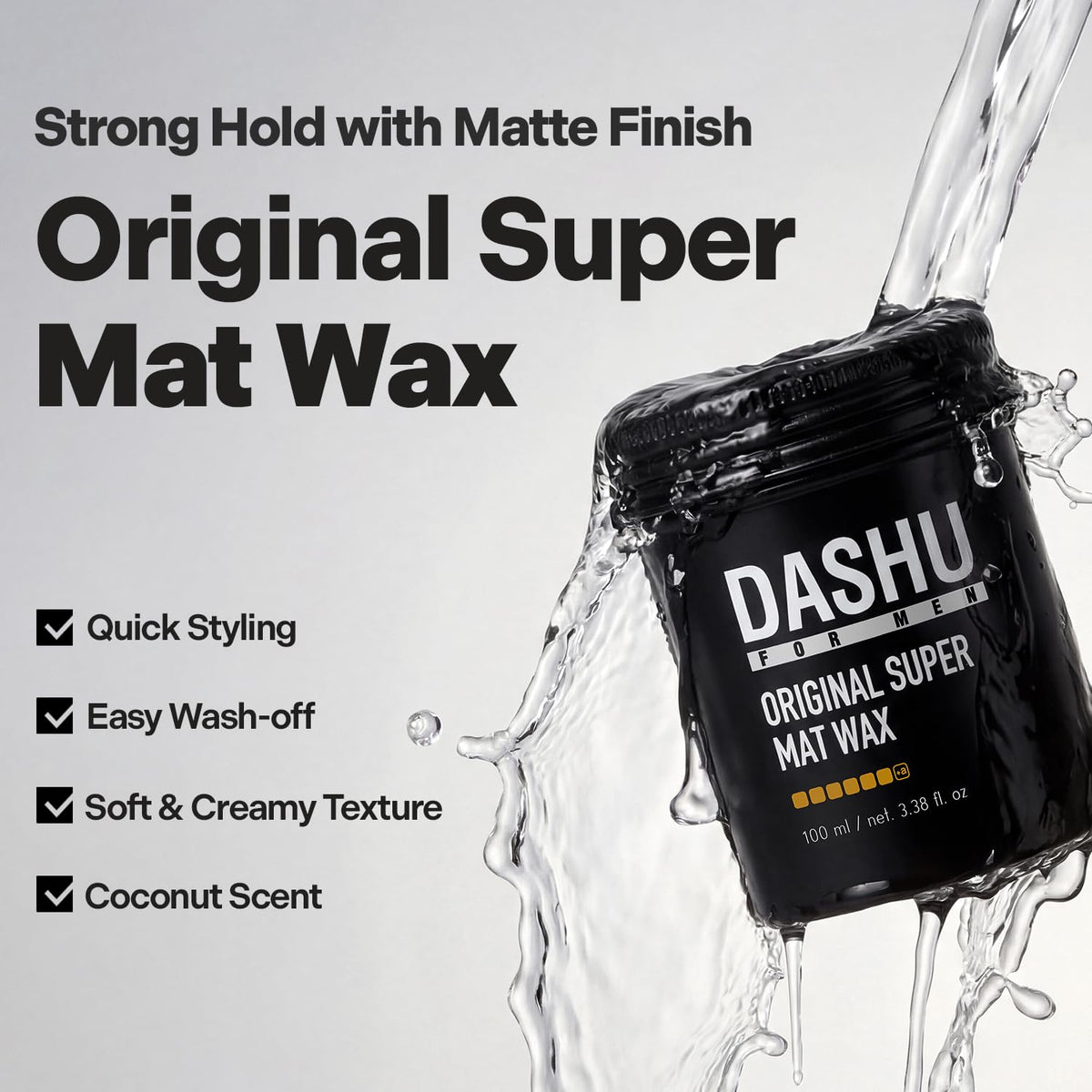DASHU close-up of paste texture highlighting matte grip and control