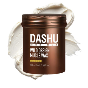 DASHU jar front view showing product and strong-hold styling benefit
