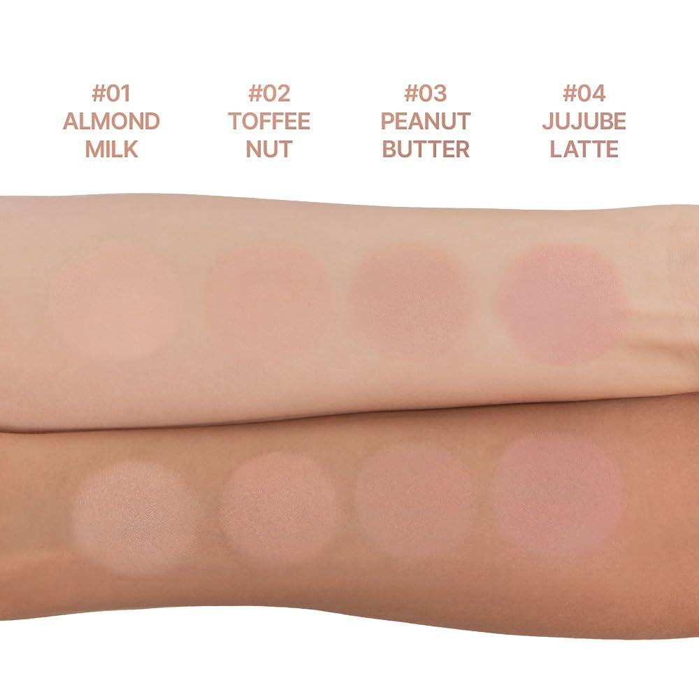 brush picking up dasique shade showing pick-up and even deposit benefit effortless blending