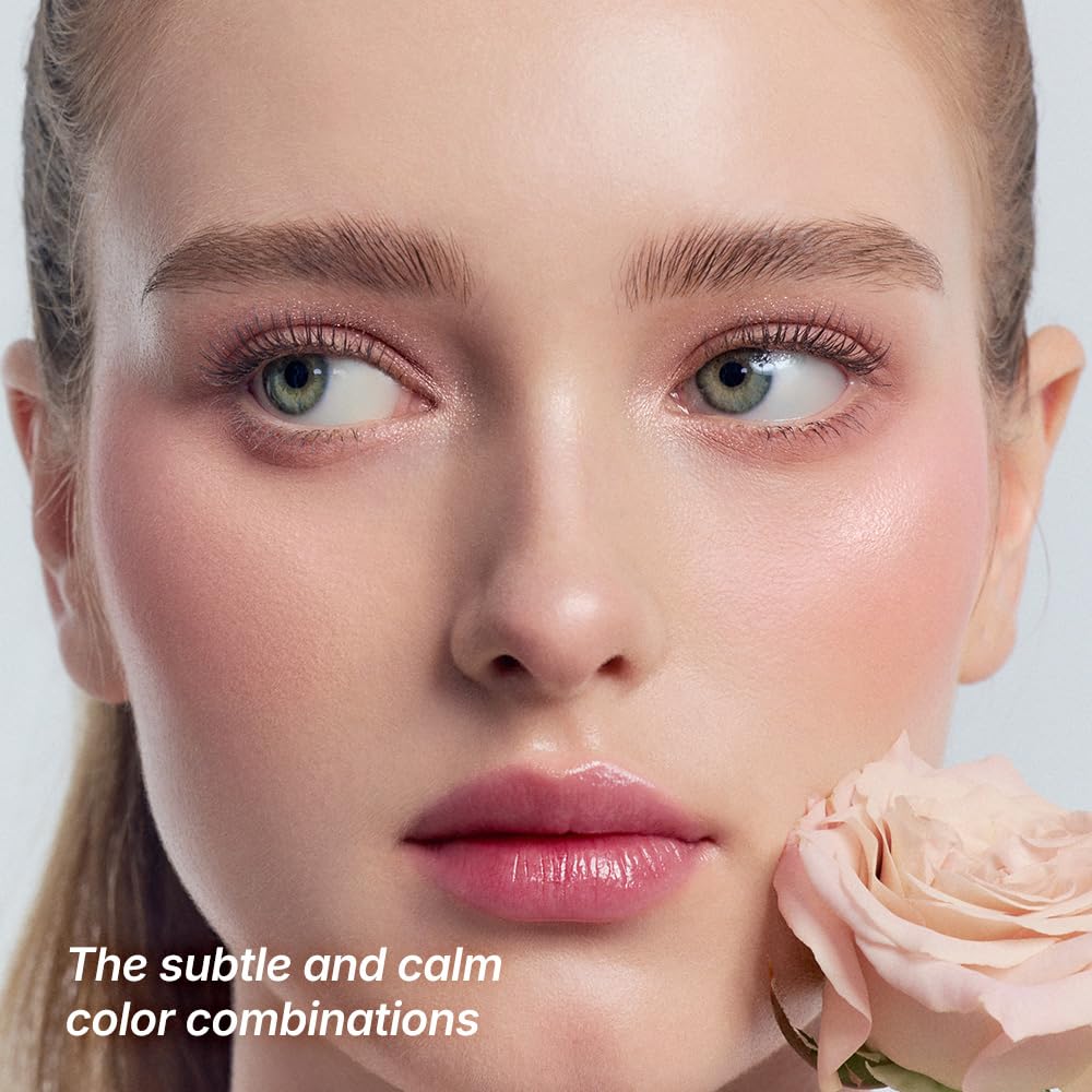 dasique eye makeup in use creating a soft romantic look