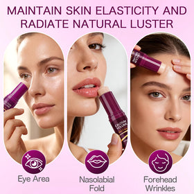 DASIUIP close-up texture of balm stick showing smooth glide and moisturization