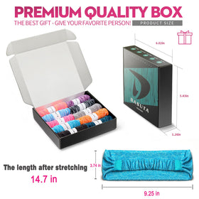 DASUTA gift box presentation with ten bands ready for gifting and storage