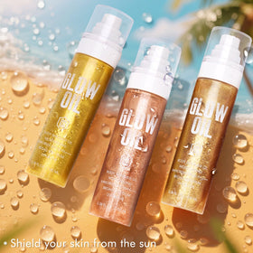 DATANSUN single droplet on skin close-up showing nourishing coconut oil sheen