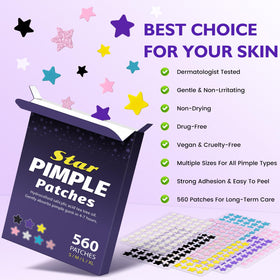 DATISEP patch applied on cheek in use protecting blemish while reducing picking