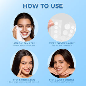 DATISEP compact travel pouch with sealed packets showing portability and on-the-go blemish care
