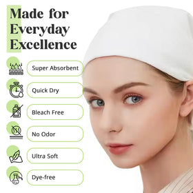 DAVELEN towel laid flat showing full 32x16 inch size and generous coverage