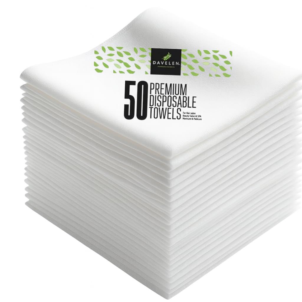 DAVELEN front packaging showing 50-count and luxury appearance for quick setup