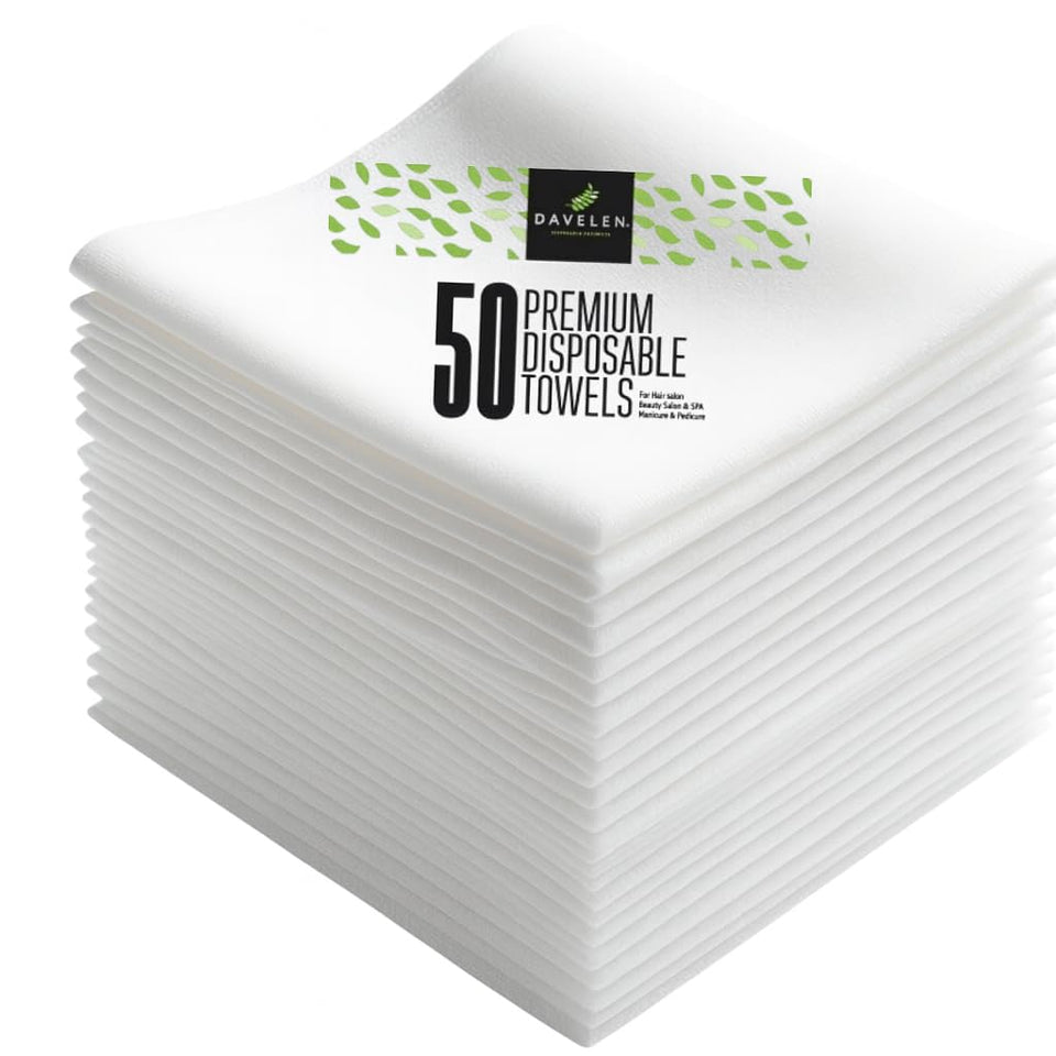 DAVELEN front packaging showing 50-count and luxury appearance for quick setup