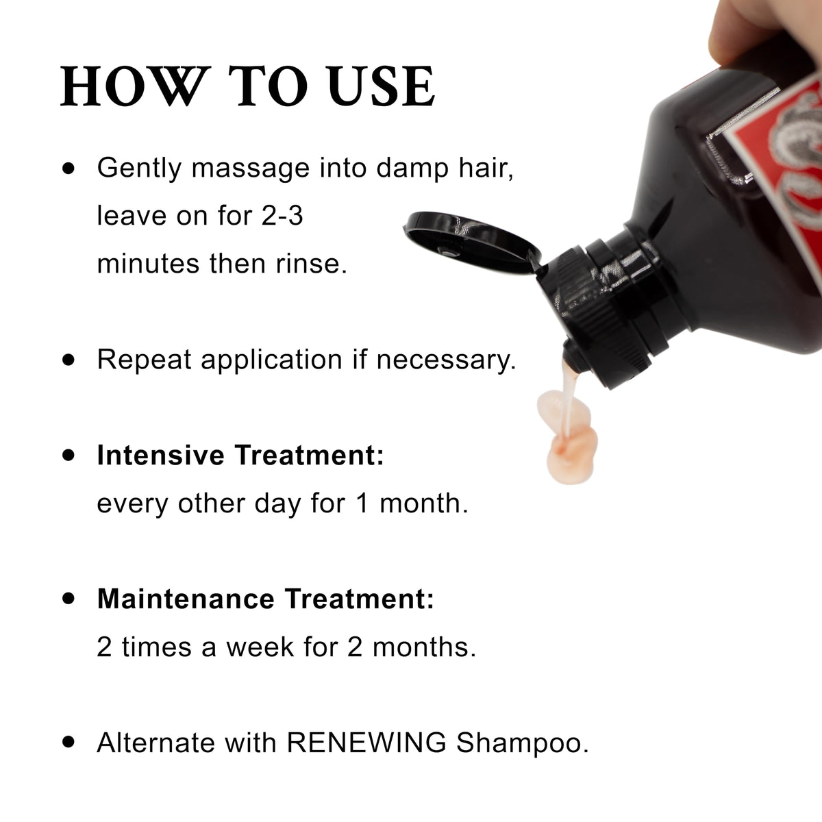 Davines bottle cap and dispenser showing controlled dosing benefit