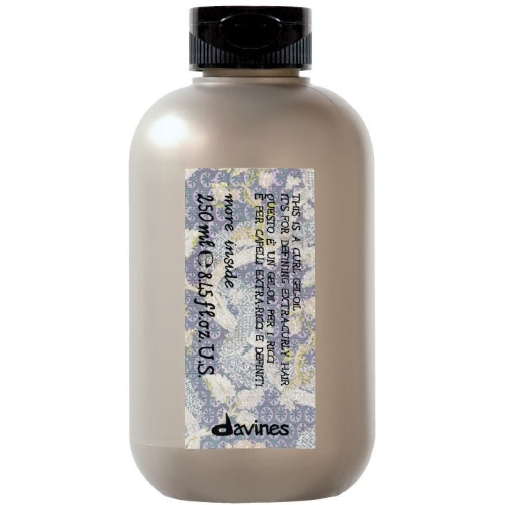 Davines bottle front packaging showing label and size for easy identification and styling benefit
