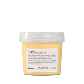 Davines DEDE front packaging showing clean design and size benefit