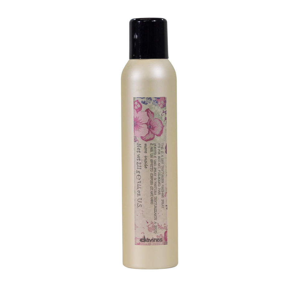 Davines front packaging showing product and sleek design benefits styling