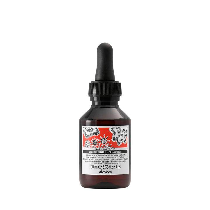 davines front packaging shows product and brand benefit increased density