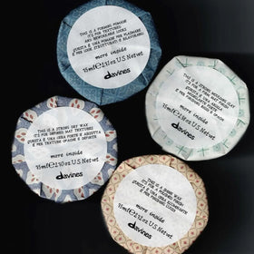 Davines hair close-up showing natural shine and frizz control