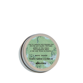 Davines front packaging showing product and medium hold benefit