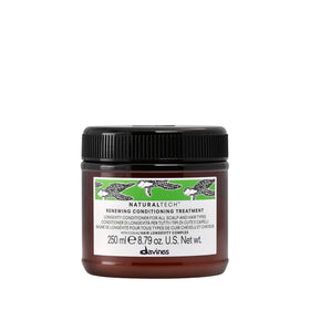 Davines front packaging showing Naturaltech Renewing Conditioning benefits