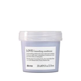 Davines front packaging showing bottle and label benefits
