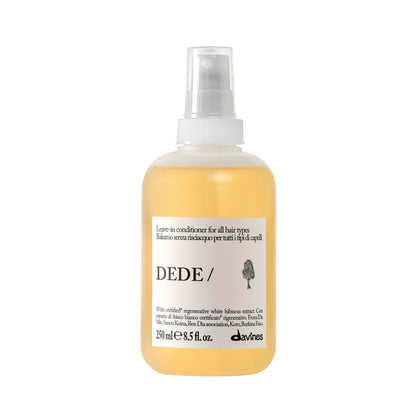 Davines front packaging showing bottle and branding, highlights portability