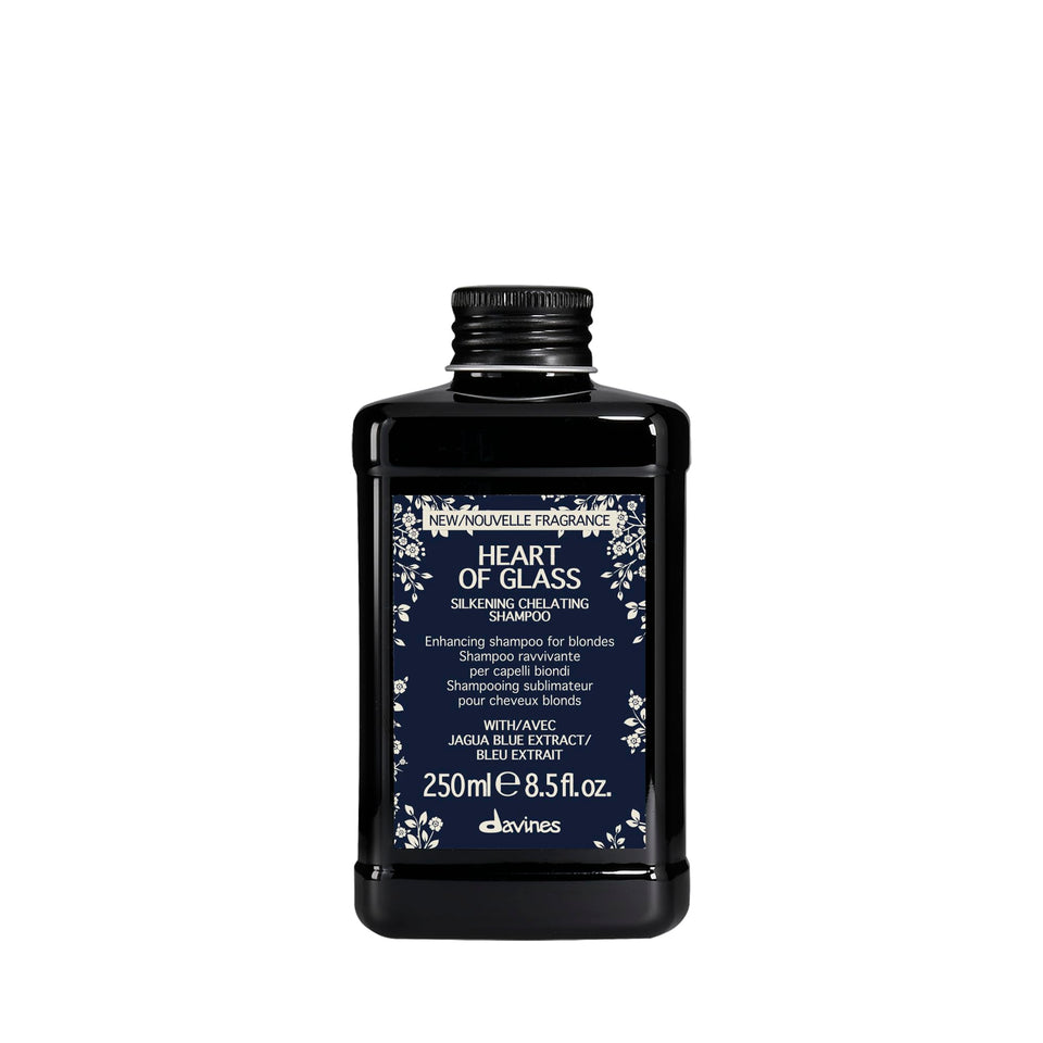 Davines Heart of Glass front bottle showing product and brand for quick identification