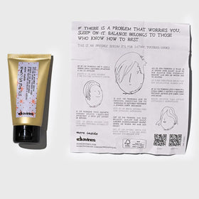 Davines pump detail highlighting easy-dispense design and controlled dosing benefit