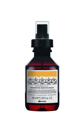 Davines front packaging showing travel-size bottle and brand clarity