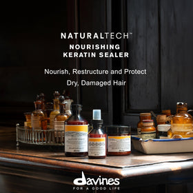 Davines pump nozzle detail for precise application and no waste