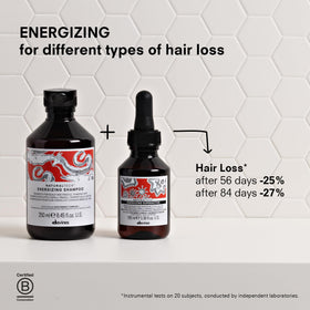 davines label and ingredient panel shows caffeine phytoceuticals transparency