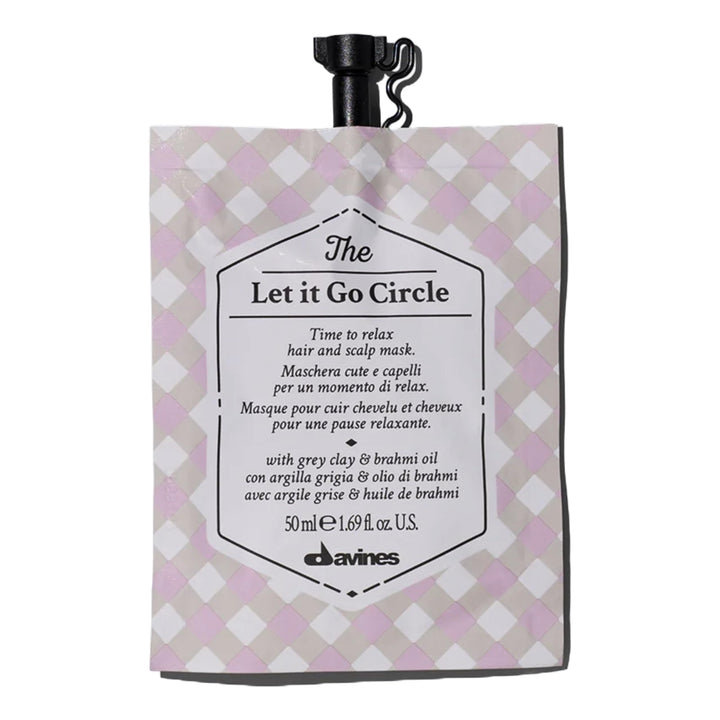 Davines front packaging showing mask jar and calming branding for easy identification