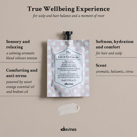 Davines open jar texture revealing creamy mask that spreads smoothly on hair