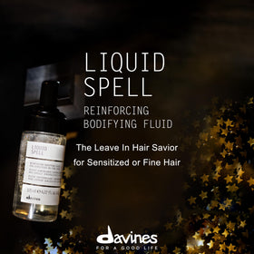Davines foam dispensing from bottle demonstrating lightweight, even coverage