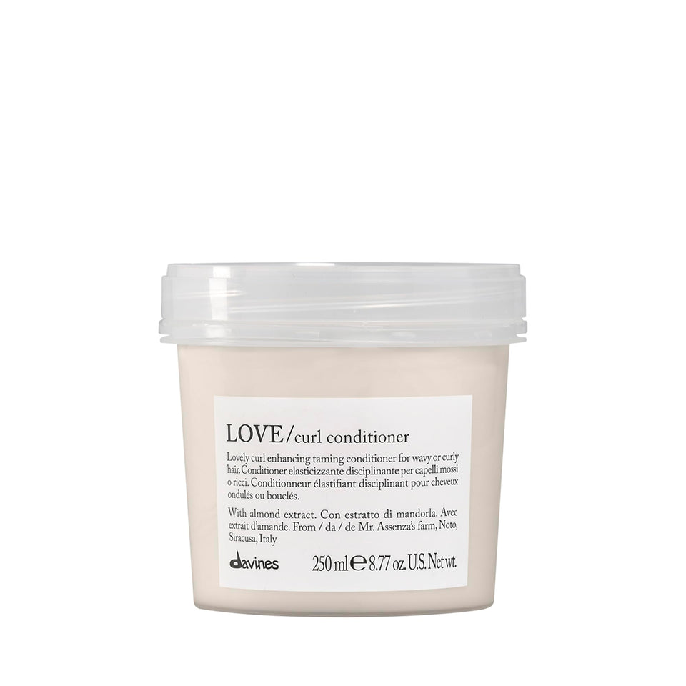 Davines LOVE Curl Conditioner front packaging showing brand and volume benefit