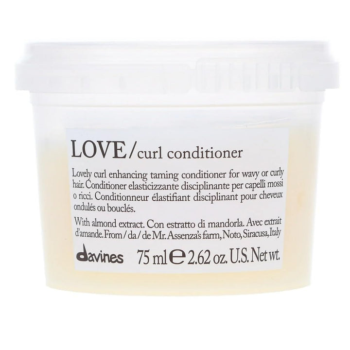 Davines front packaging showing travel-size bottle and clear labeling for portability and care