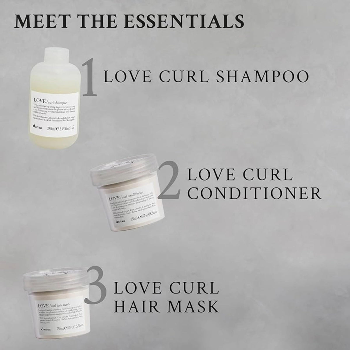 Davines conditioner on shower shelf showing curated routine and storage benefit
